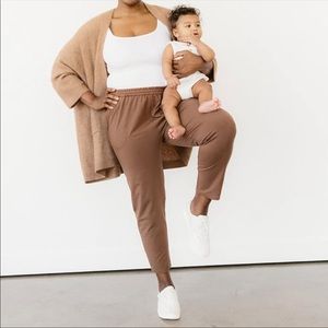 Storq Maternity Luxe Jogger, Chestnut, Size 2- Small, Brand New